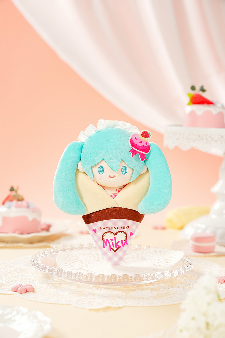 Character Vocal Series 01: Hatsune Miku Crêpe Mascot Keychain B | 4580416929684