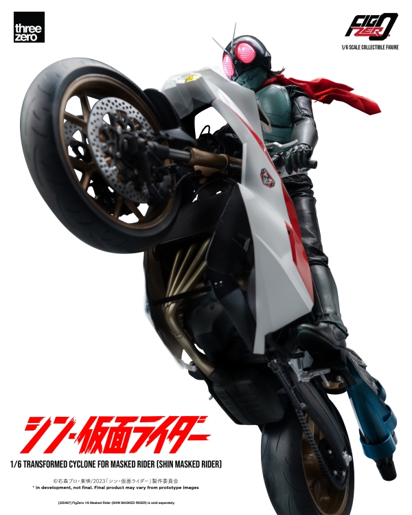 Three Zero FigZero 1/6 Transformed Cyclone for Masked Rider (SHIN MASKED RIDER) | 4895250807563