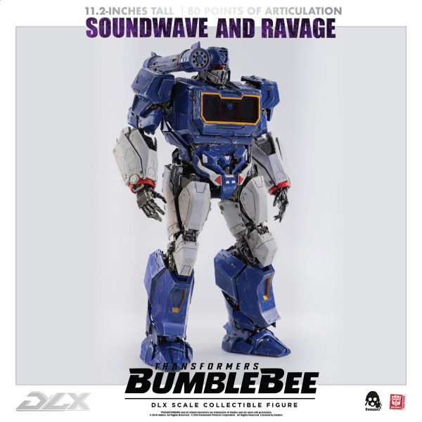 Three Zero Transformers: Bumblebee - DLX Soundwave and Ravage | 4897056202627