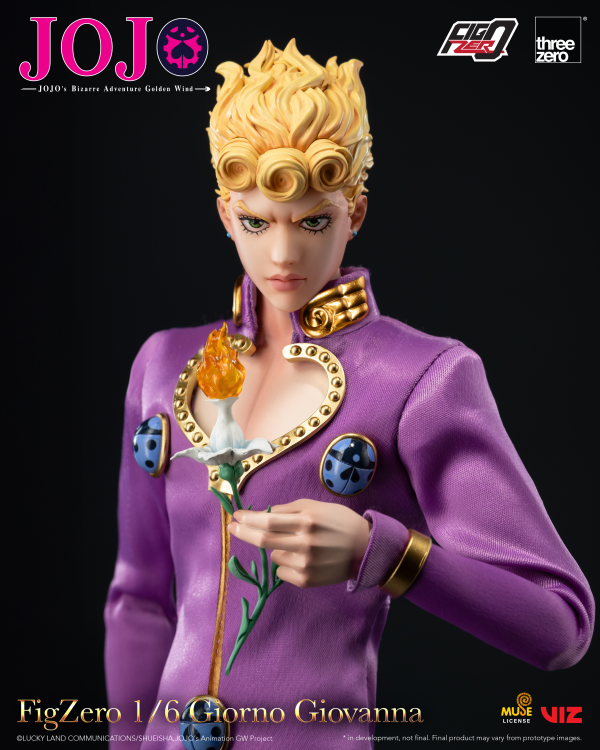 threezero JOJO's Bizarre Adventure: Golden Wind FigZero 1/6 Giorno Giovanna | 4895250817470
