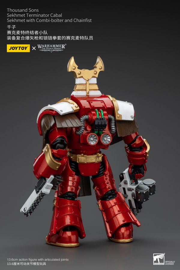 Joy Toy Thousand Sons Sekhmet Terminator Cabal Sekhmet With Combi-Bolter And Chainfist | 6973130378377
