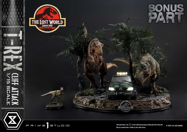 Prime 1 Studio Legacy Museum Collection The Lost World: Jurassic Park (Film) T-Rex Cliff Attack 1/15 scale Bonus Version | 4582647121011