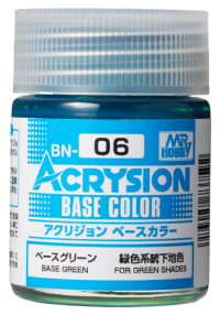Mr Hobby ACRYSION BASE COLOR BASE GREEN | 4973028737592