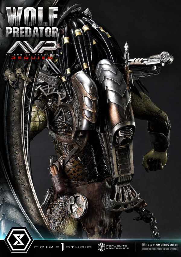 Prime 1 Studio Real Elite Masterline Aliens vs. Predator: Requiem Wolf Predator DX Bonus Version | 4582647121646