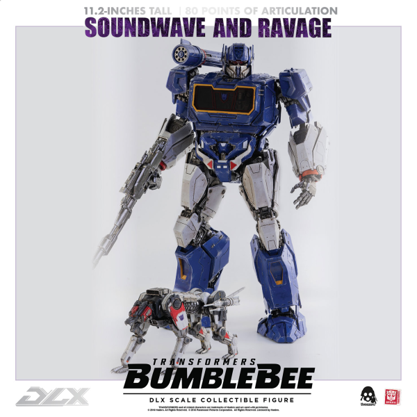 Three Zero Transformers: Bumblebee - DLX Soundwave and Ravage | 4897056202627