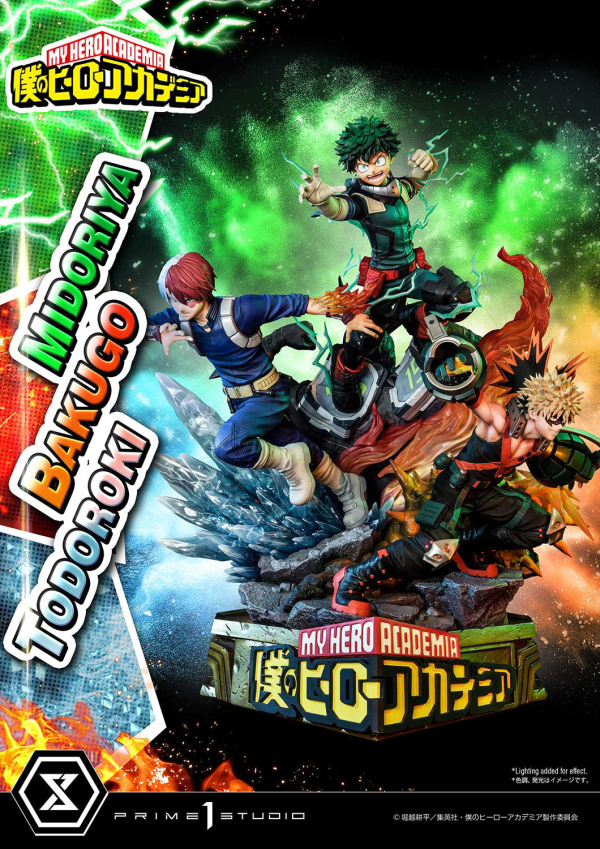 Prime 1 Studio Ultimate Premium Masterline My Hero Academia Midoriya, Bakugo & Todoroki | 4582535945798