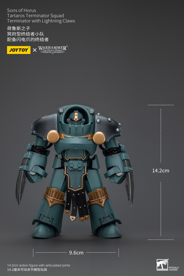 Joy Toy Sons Of Horus Tartaros Terminator Squad Terminator With Lightning Claws | 6973130377202
