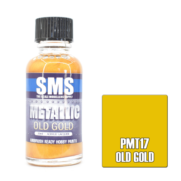 The Scale Modellers Supply (SMS) Metallic OLD GOLD 30ml | 744109798948