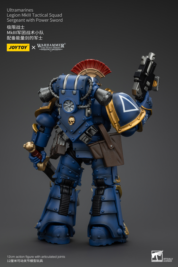JOYTOY Ultramarines Legion MKIII Tactical Squad Sergeant with Power Sword | 6927054400102
