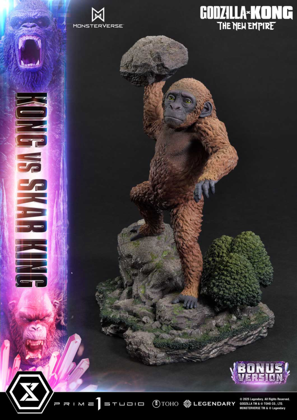 Prime 1 Studio Ultimate Diorama Masterline Godzilla x Kong: The New Empire (Film) Kong vs Skar King Bonus Version | 4582647121707