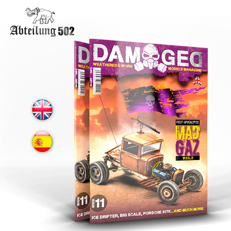 Abteilung502 DAMAGED, Worn and Weathered Models Magazine - 11 (English) | 8435568312210