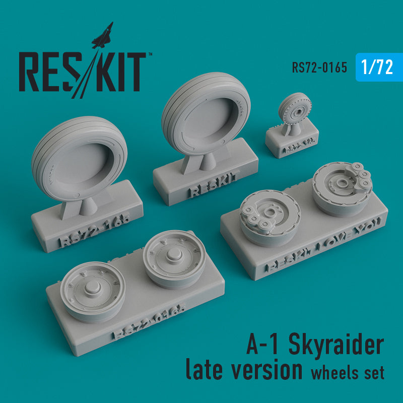 Res/Kit A-1 Skyraider late version wheels set | 4824594101655