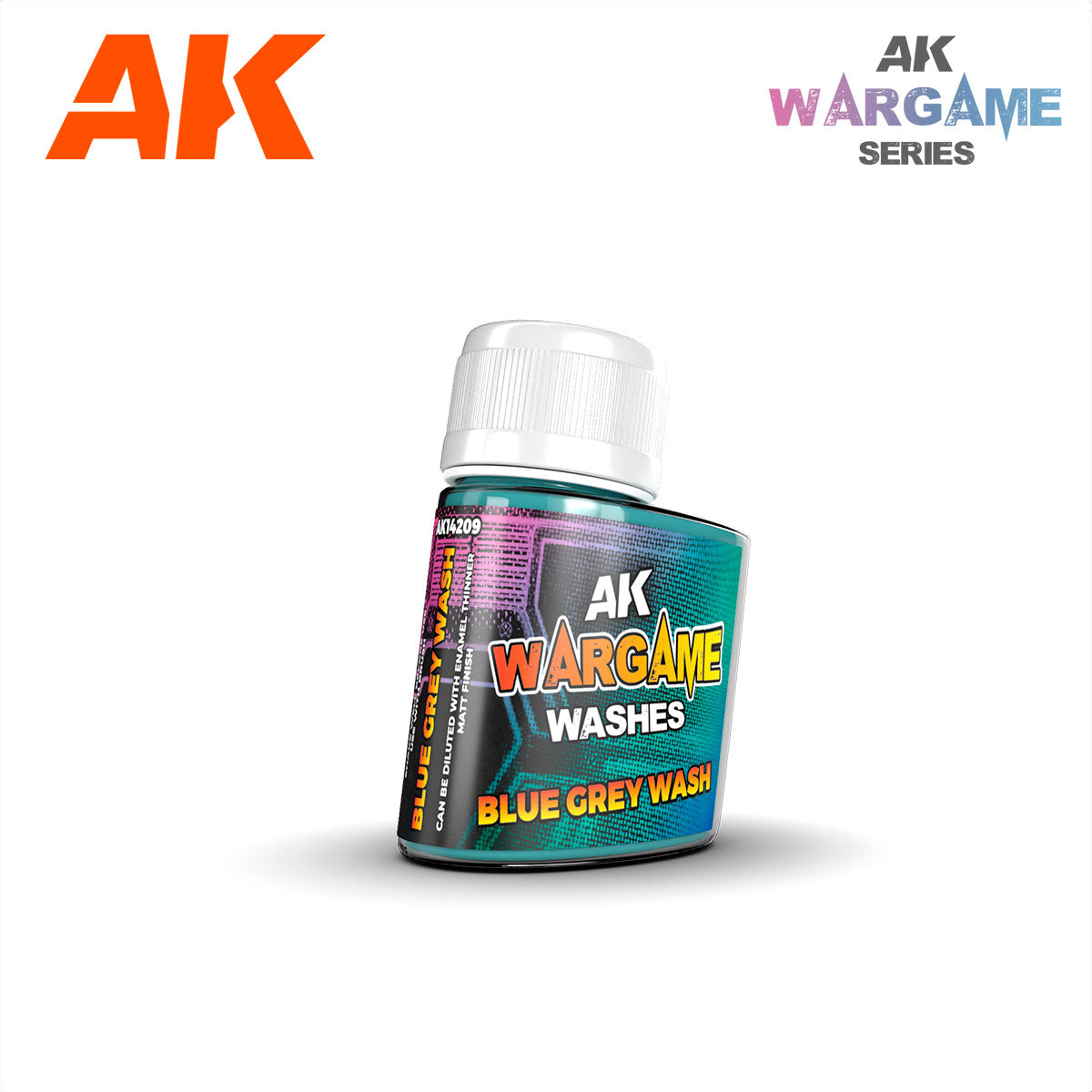 AK Interactive Wargame Washes Blue Grey Wash 35ml | 8435568335240