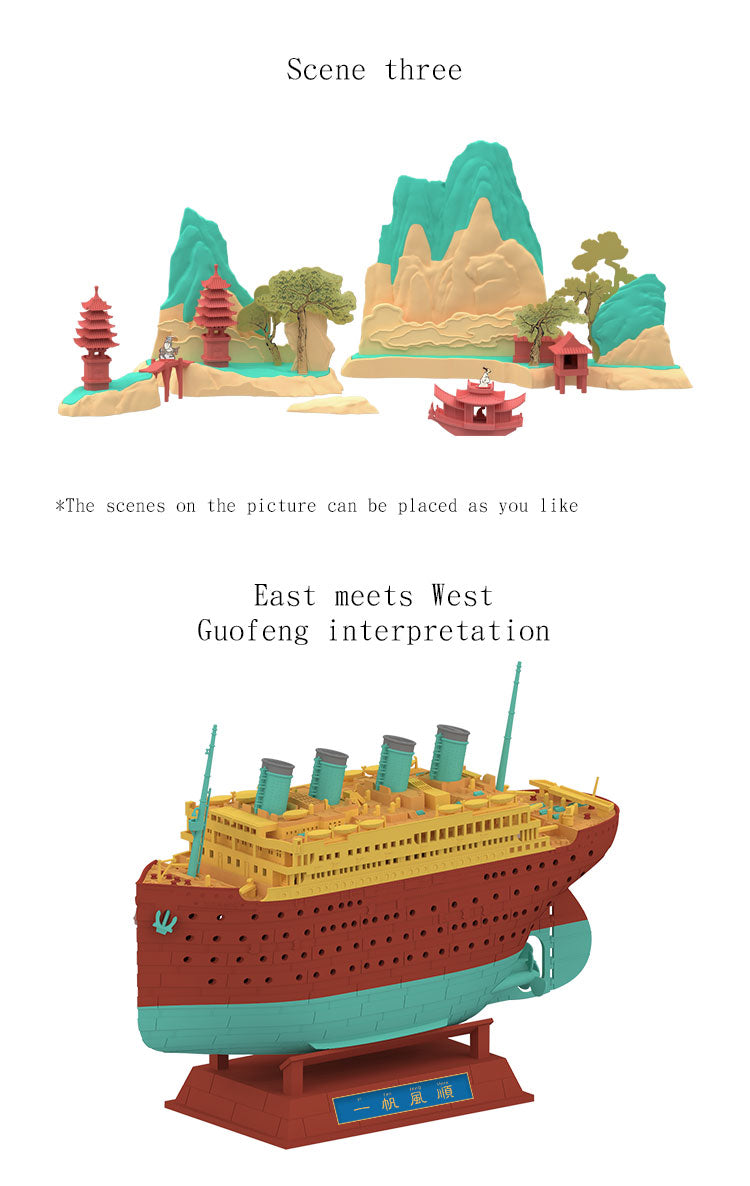 Suyata Sea Legend Series Titanic & Chinese Landscape