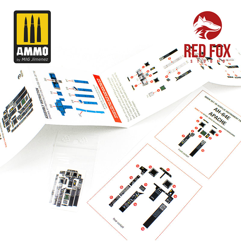 Red Fox Studio 1/48 AH-64E Apache (for Hasegawa kit)