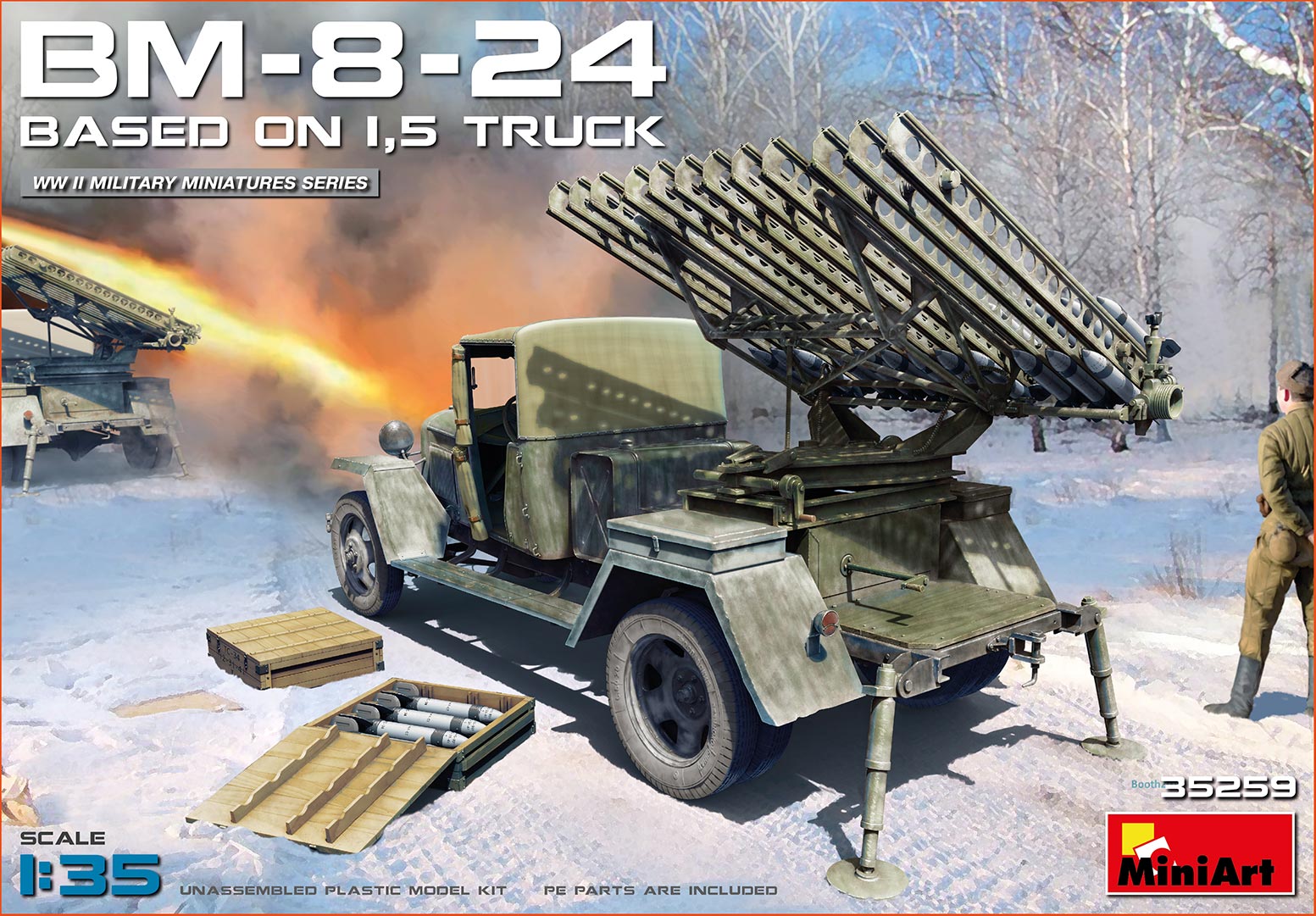 MiniArt BM-8-24 Based on 1,5t Truck (1/35) | 4820183312105