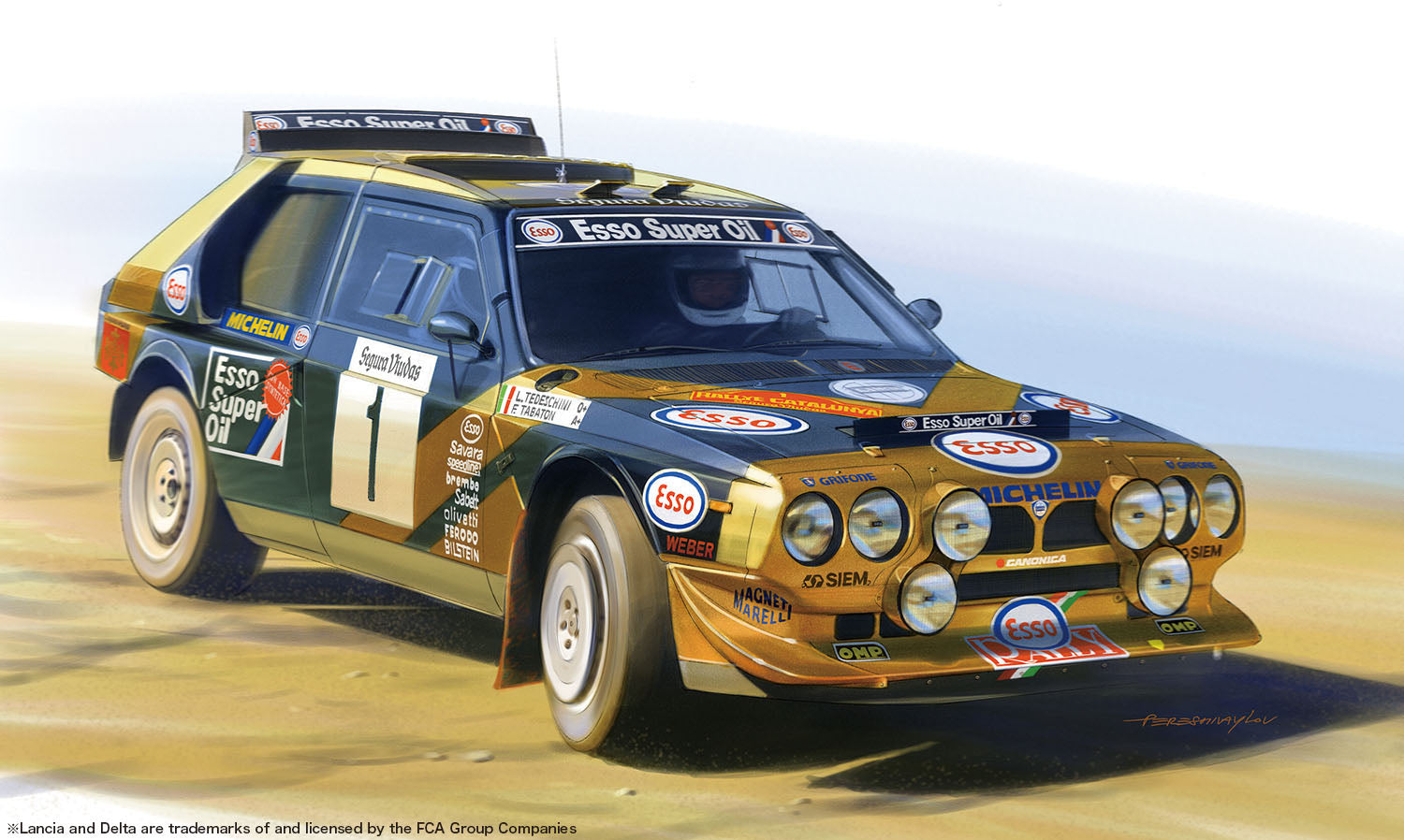 Platz Beemax 1/24 Lancia Delta S4 '86 Catalunya Rally Winner