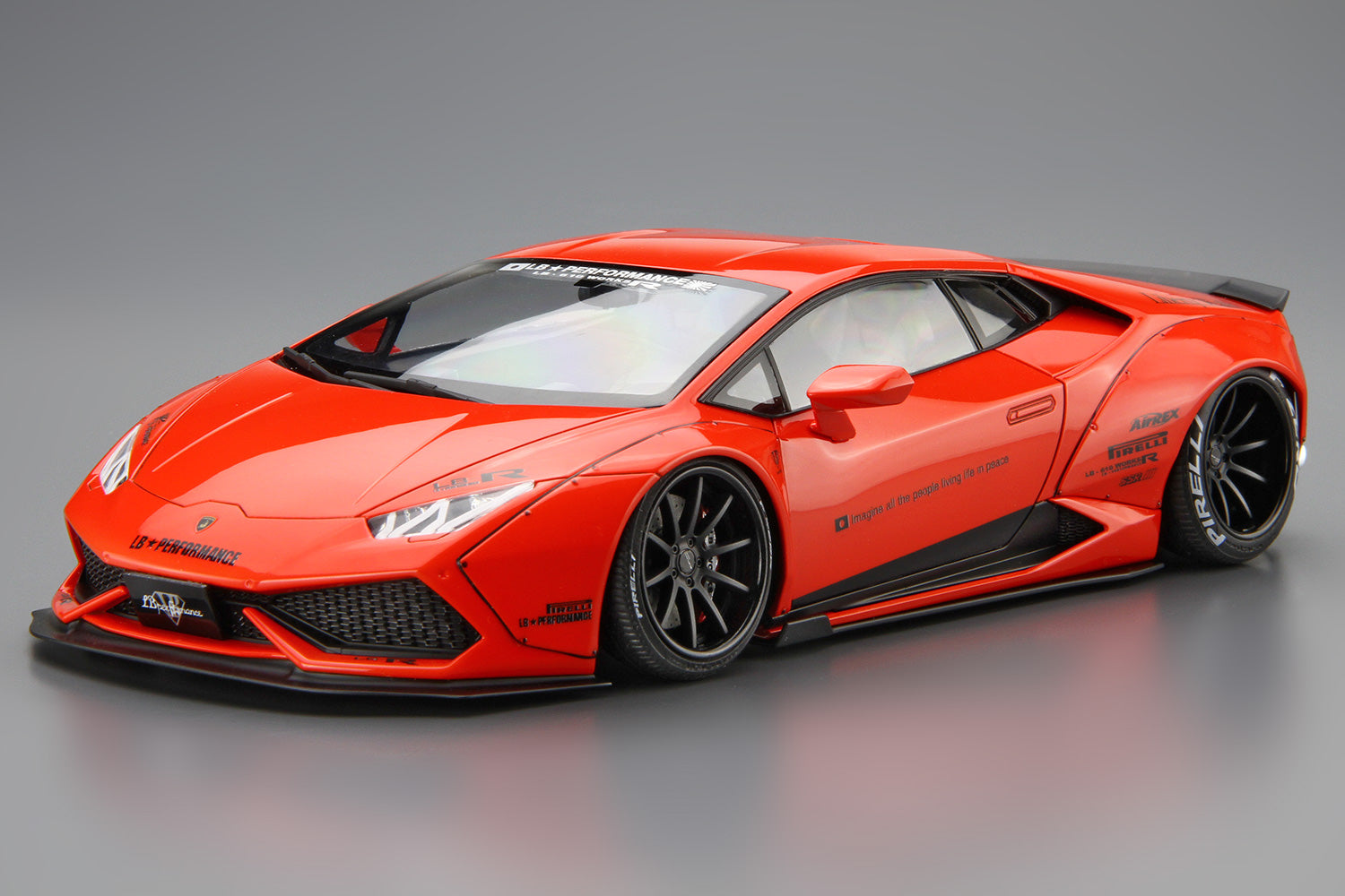 Aoshima 1/24 Liberty Walk LB-Works Lamborghini Huracan Ver. 1 | 4905083059883