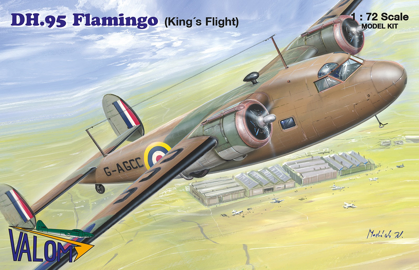 Valom 1/72 deHavilland DH.95 Flamingo (King´s Flight)