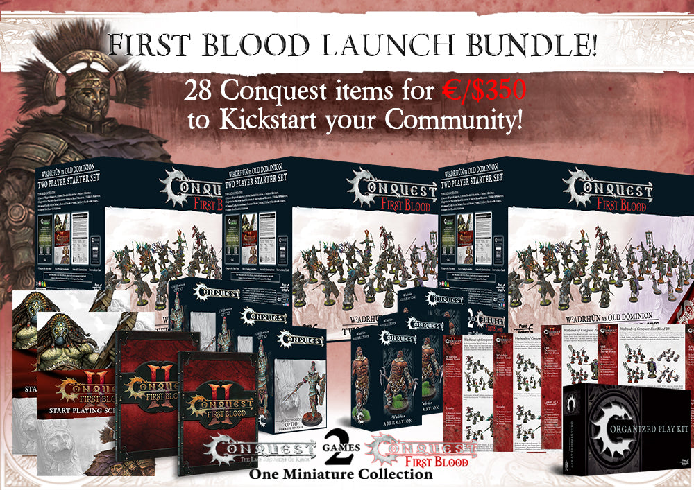 Conquest, First Blood Retailer Demo Bundle (PBW1009) **Discontinued Item