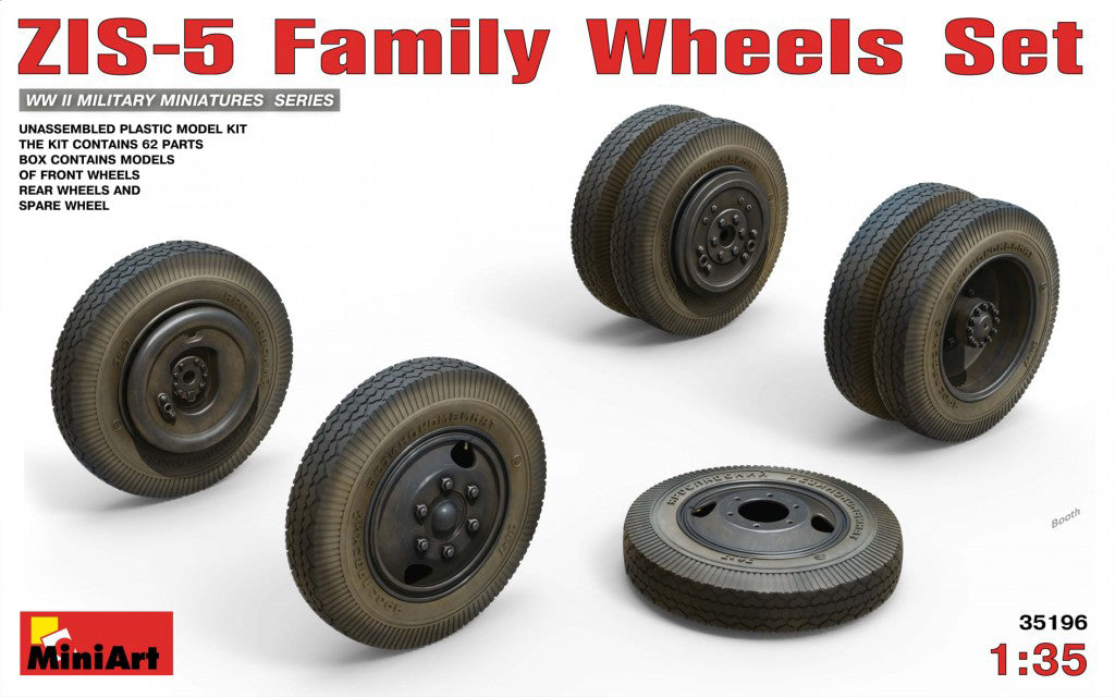 MiniArt ZIS-5 Family Wheels Set (1/35) | 4820183310316