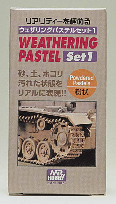 Mr Hobby Weathering Pastel Color Set 1 | 4973028135152