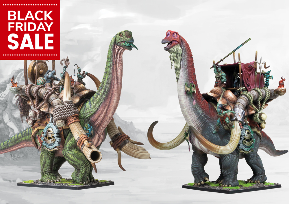 Conquest, W'adrhun - Monster Bedrock BUNDLE, Tontorr and Drum Beast, PBW1055 (Black Friday PROMO)
