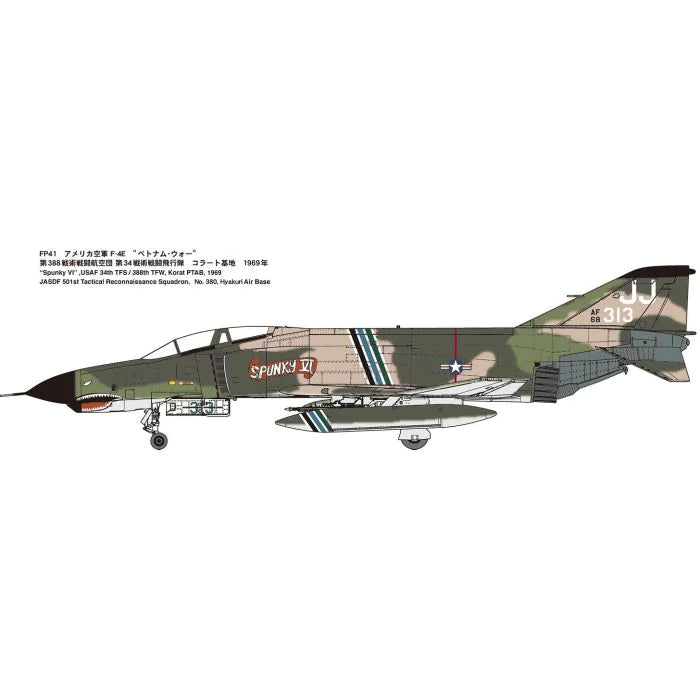 FineMolds 1/72 USAF F-4E Fighter (Early) Aircraft Vietnam War | 4536318720416