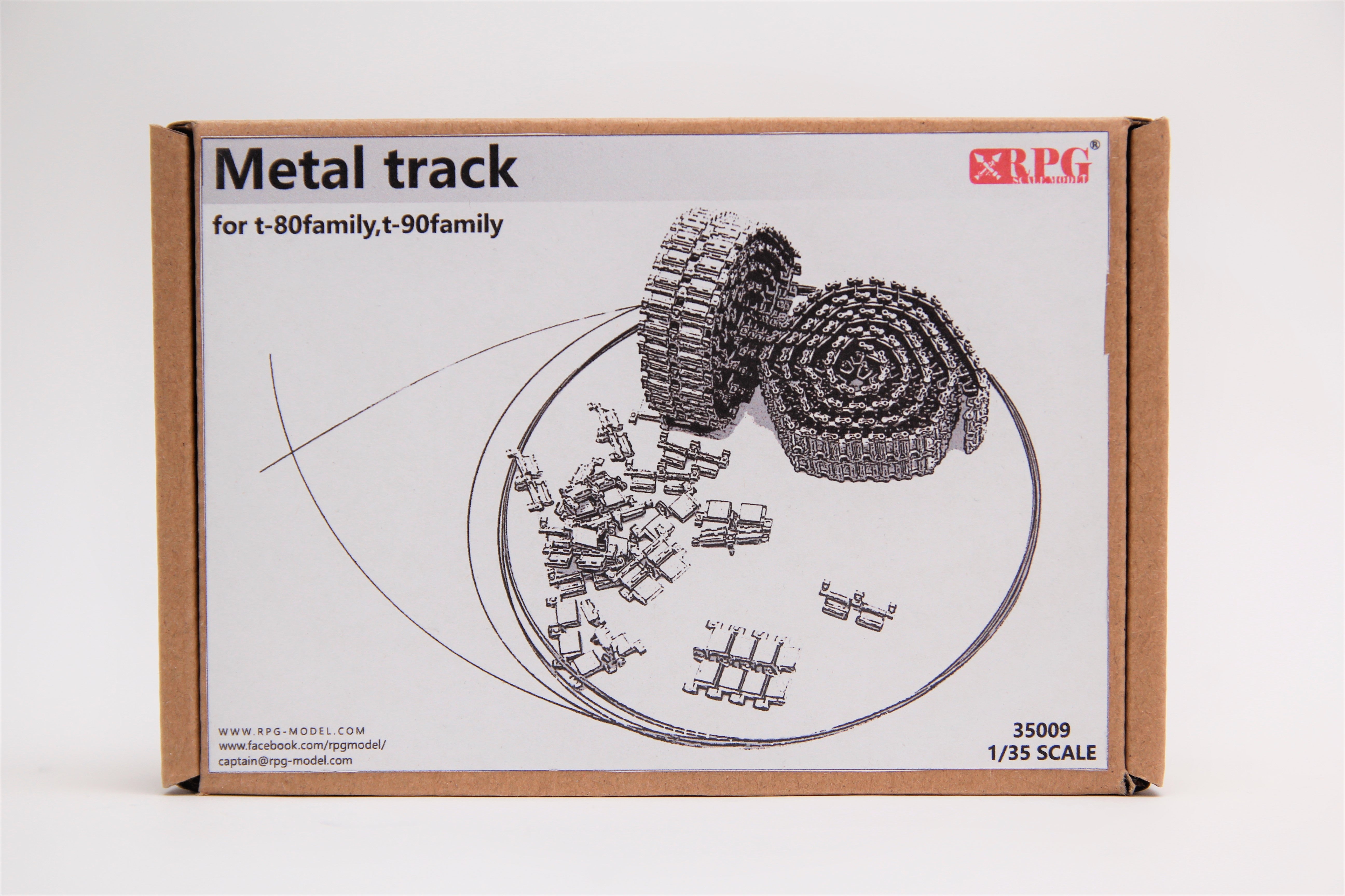 RPG 1/35 Metal Tracks for T-80 & T-90 family | 5907747900400