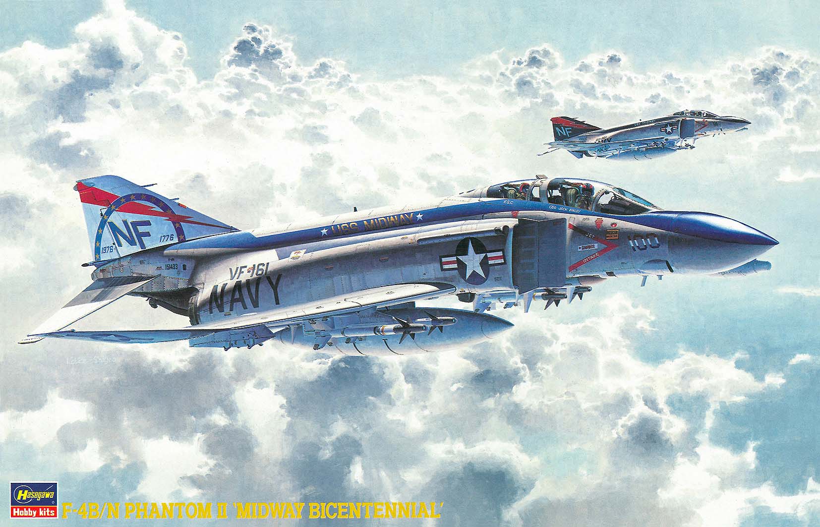 Hasegawa 1/48 F-4B/N W/ONE PIECE CANOPY PT10