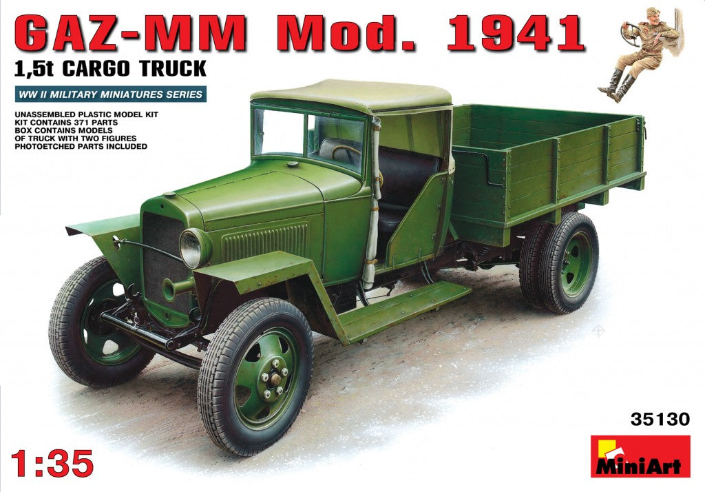MiniArt GAZ-MM. Mod. 1941. Cargo Truck (1/35) | 4820041102299