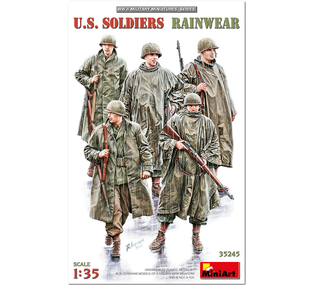 MiniArt 1/35 U.S. Soldiers Rainwear | 4820183314208