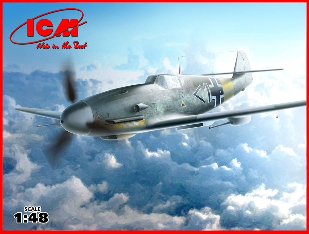 ICM 1/48 Messerschmitt Bf 109F-4/R6, WWII German Fighter | 4823044402441