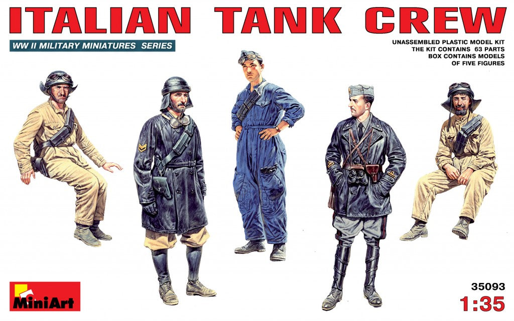 MiniArt 1/35 Italian Tank Crew | 4820041102190