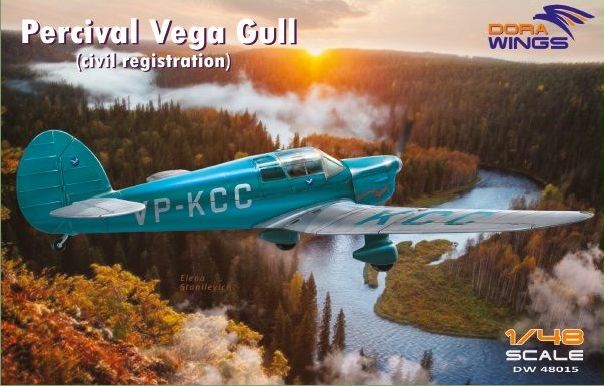 Dora Wings 1/48 Percival Vega Gull (civil registration) | 4820237050311