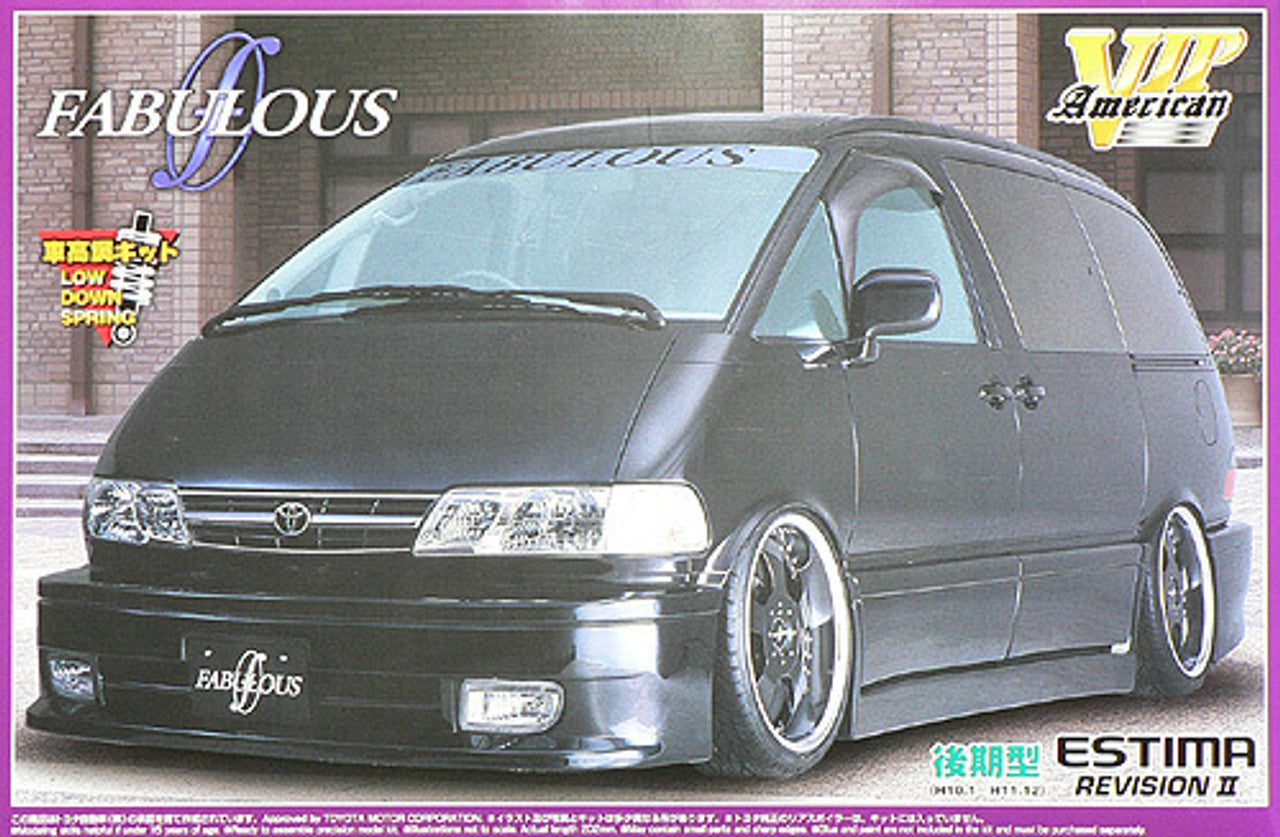 Aoshima VIP AMERICAN: 1/24 FABULOUS TCR ESTIMA LATE Ver. (TOYOTA) | 4905083046968