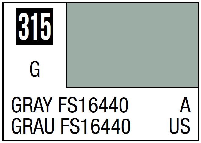 Mr Hobby Mr. Color 315 - Gray FS16440 (Semi-Gloss/Aircraft) | 4973028717433