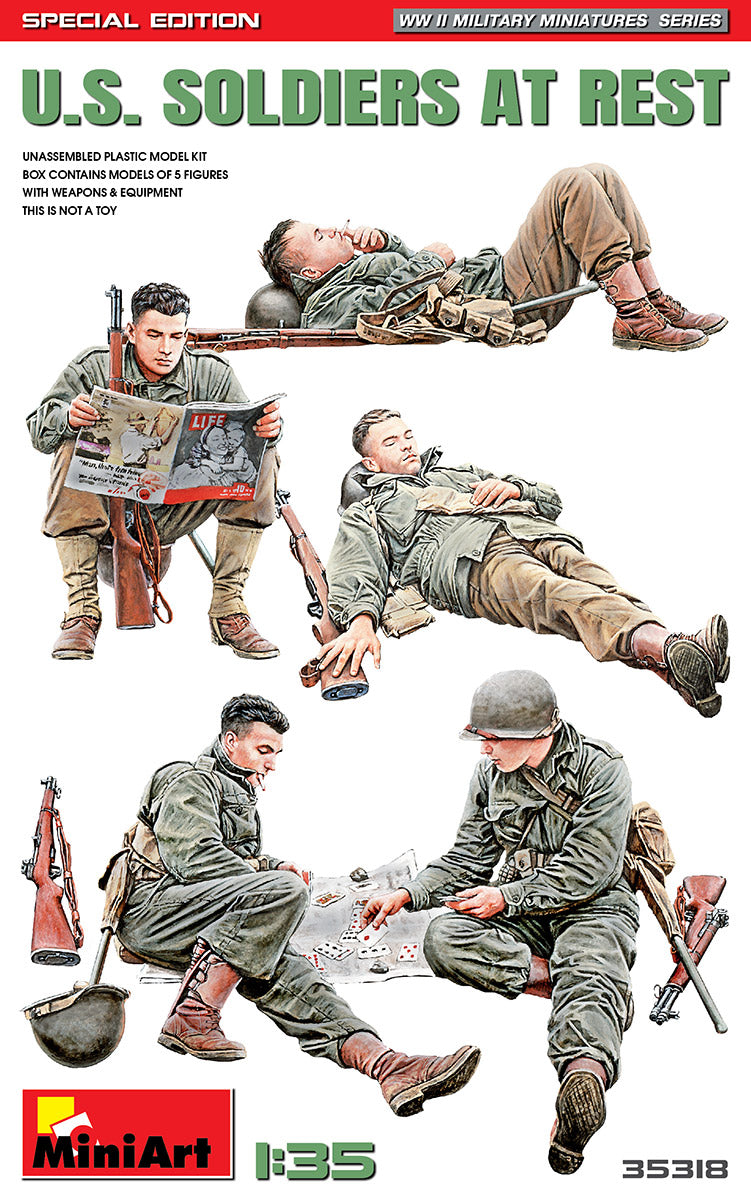 MiniArt 1/35 US Soldiers at Rest Special Edition | 4820183313621