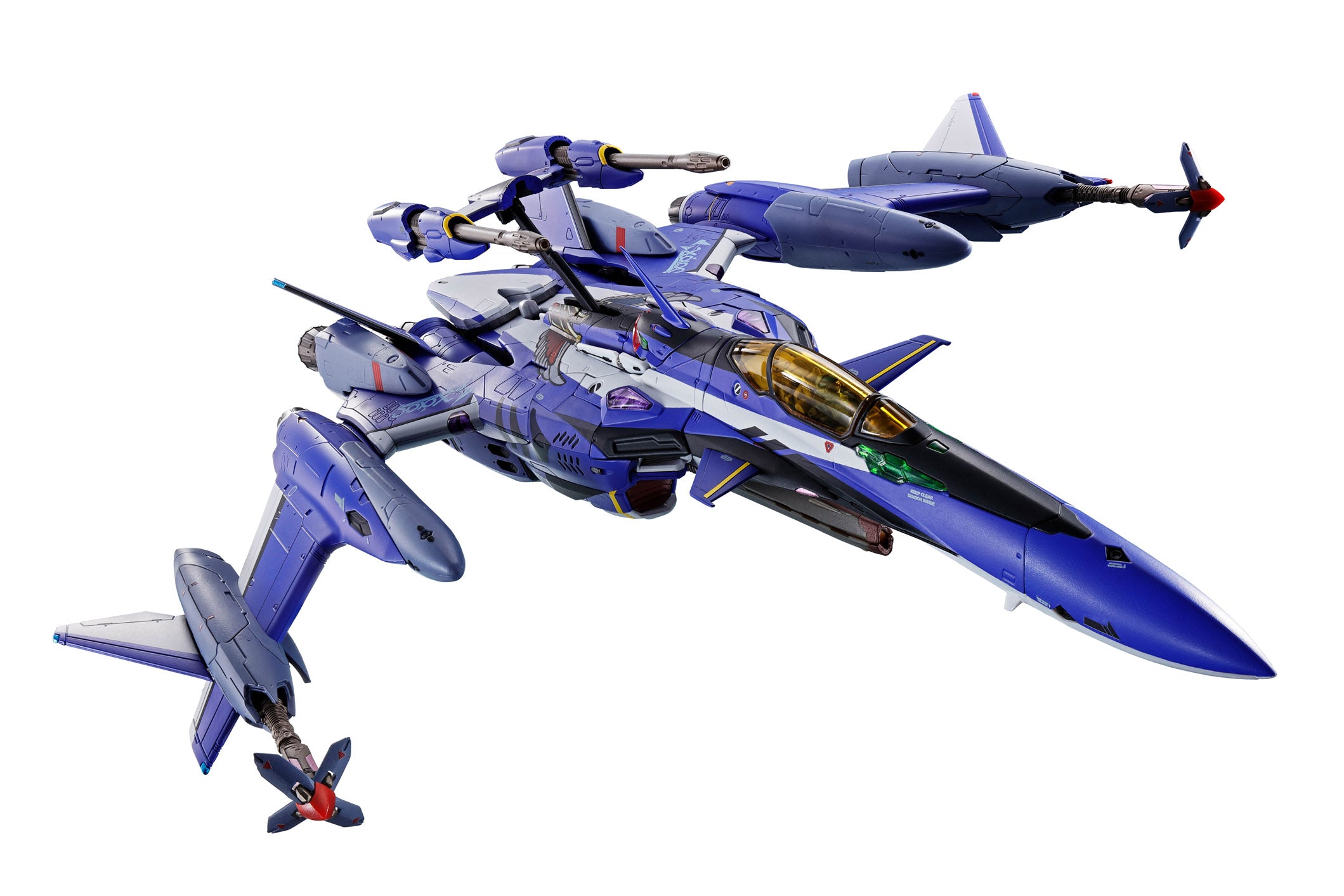 BANDAI Spirits YF-29 Durandal Valkirie (Maximilian Jenius Use) Full Set Pack Macross Delta Movie: Absolute Live, Bandai Spirits DX Chogokin - P-REX Hobby