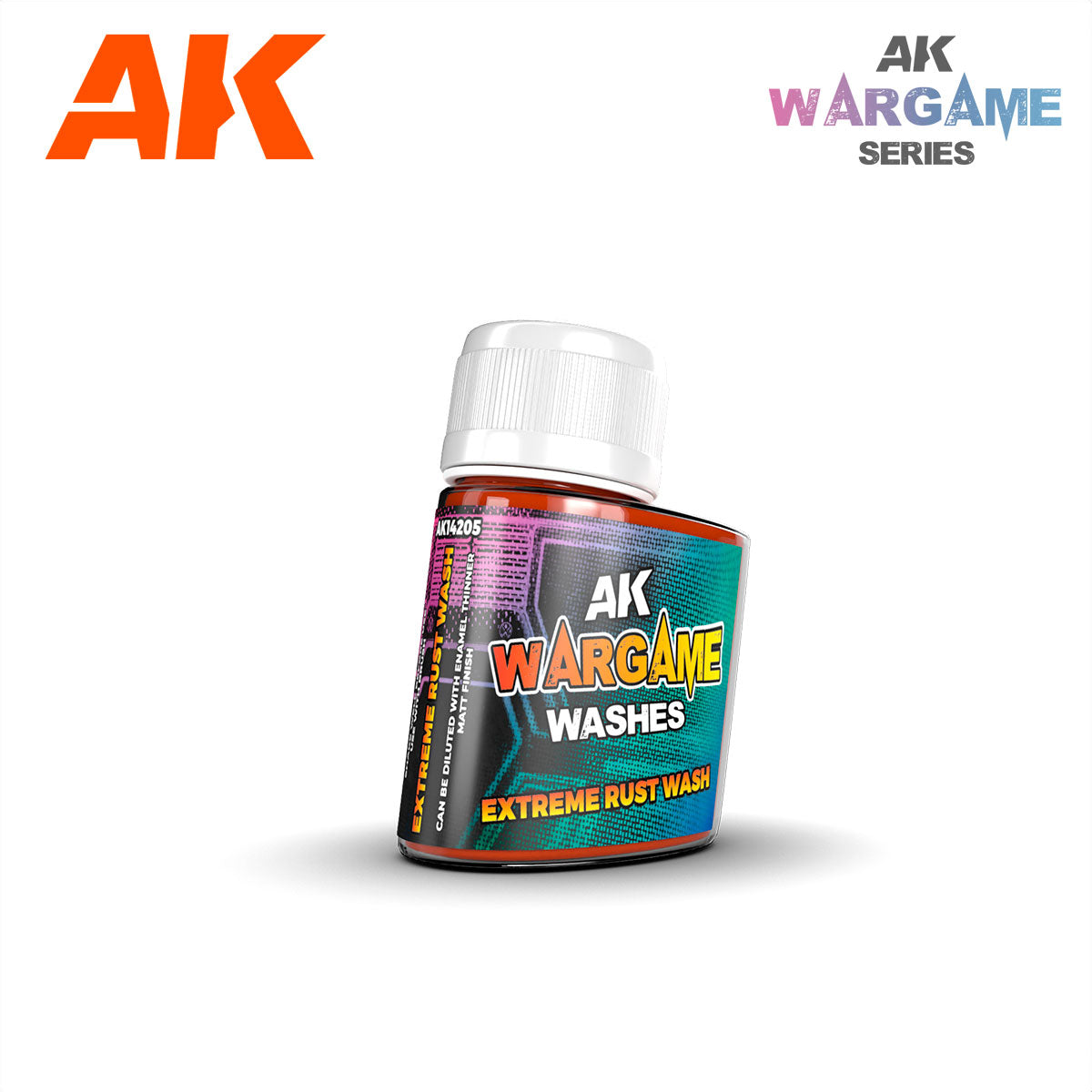 AK Interactive Wargame Washes Extreme Rust Wash 35ml | 8435568334991