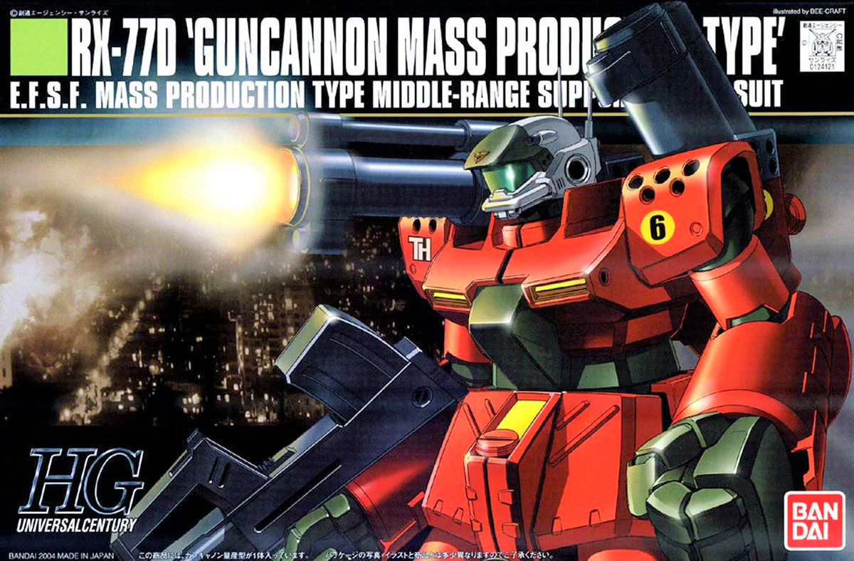 1/144 HGUC GUNCANNON MASS PRODUCTION TYPE | 4573102591579