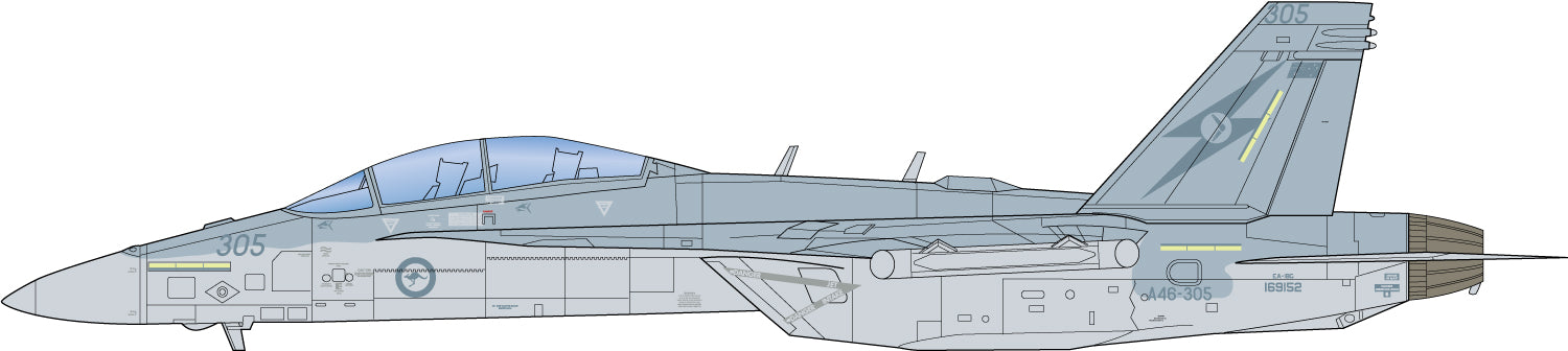 Platz x Italeri 1/48 RAAF Electronic Warfare Aircraft EA-18G Growler 'No.6 Squadron'