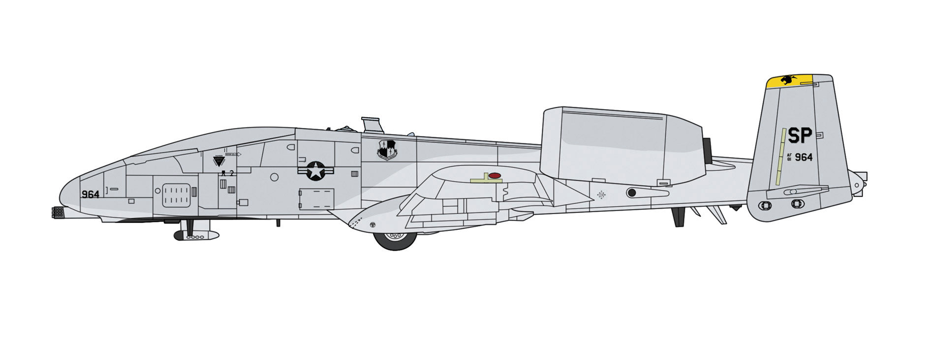 Hasegawa 1/72 A10 Thunderbolt II 'UAV'