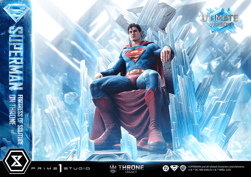 Prime 1 Studio Throne Legacy Superman (Comics) Superman Fortress of Solitude on Throne (Design by Gabriele Dell'Otto) Ultimate Bonus Version | 4582647122162