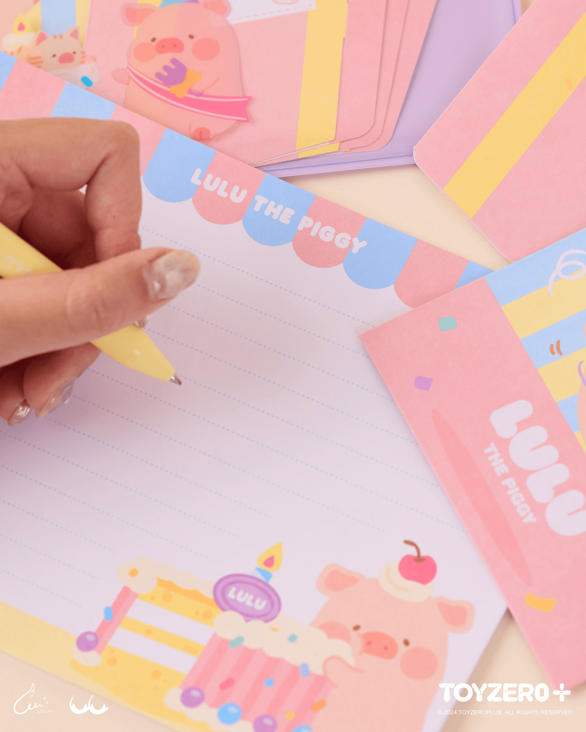 LuLu the Piggy Birthday - Message Letter | 781005360794