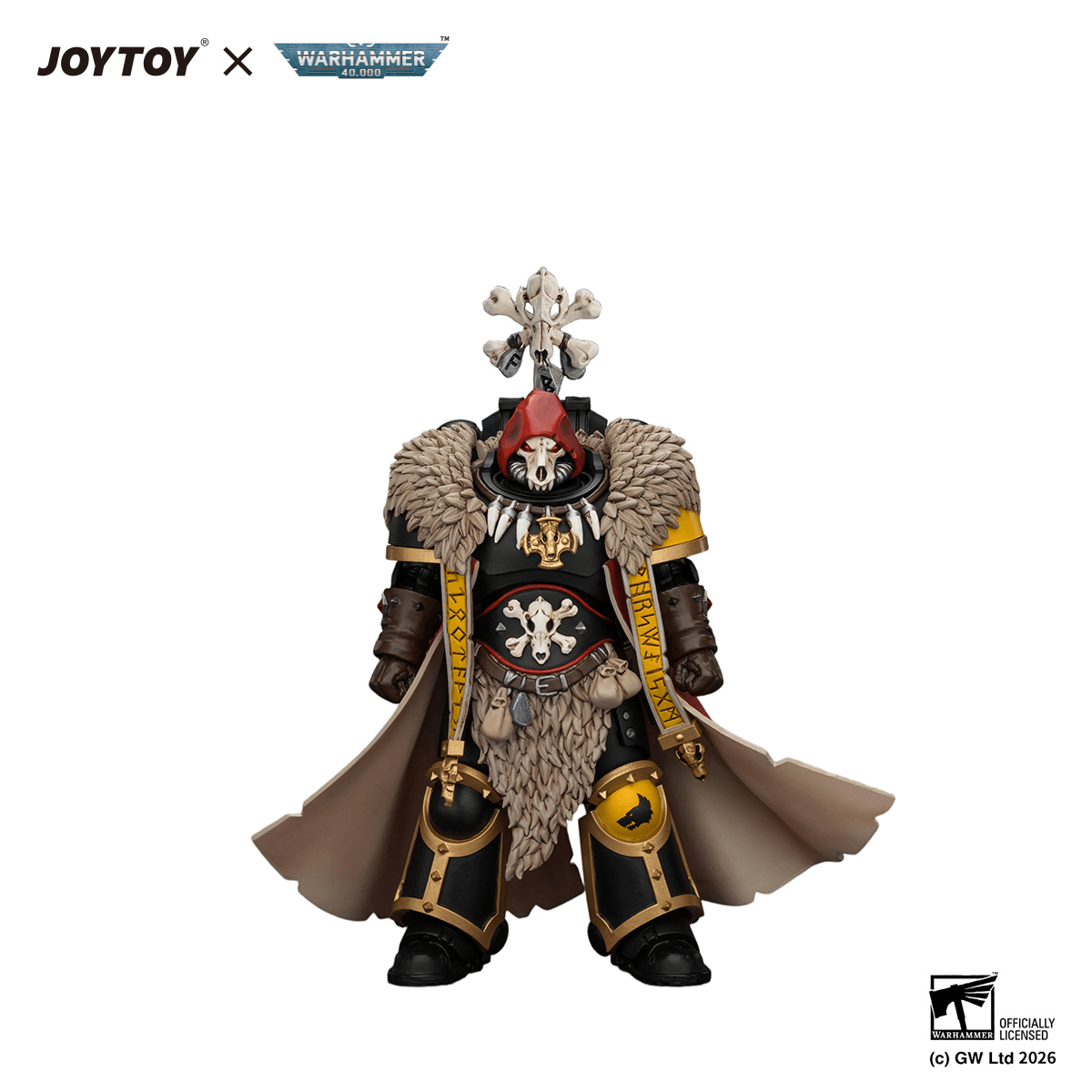 Space Wolves Wolf Priest with Absolvor Bolt Pistol and Crozius
