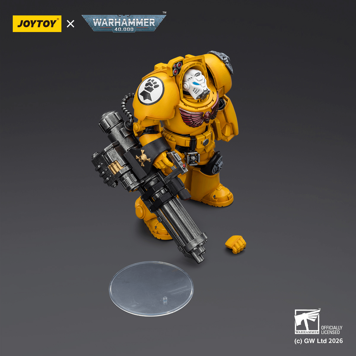 Imperial Fists Terminator 3 with Power Fist and Assault Cannon | 6927054403172