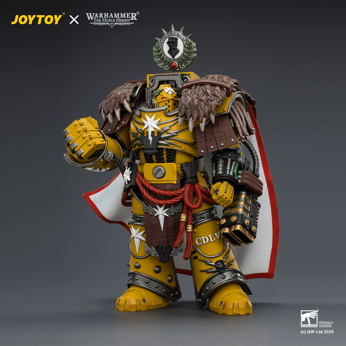 Imperial Fists Lord Castellan Evander Garrius, The Tyrant of Cthonia with the Subjugator and Incineratus | 6927054404209