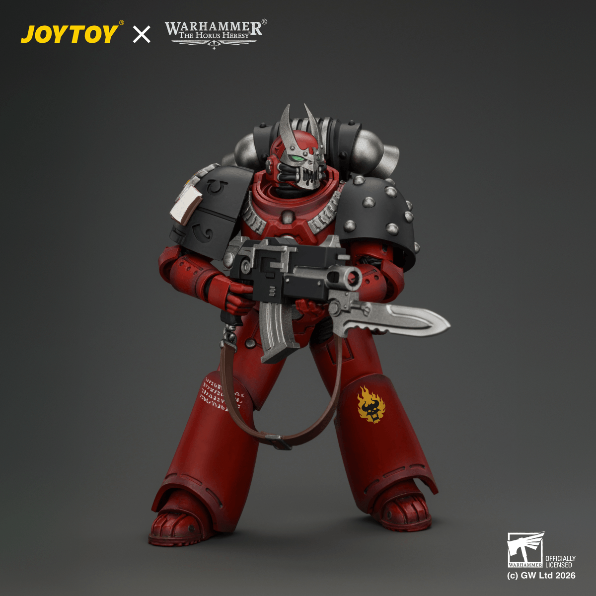 Word Bearers MkVI Tactical Sergeant with Power Sword and Plasma Pistol