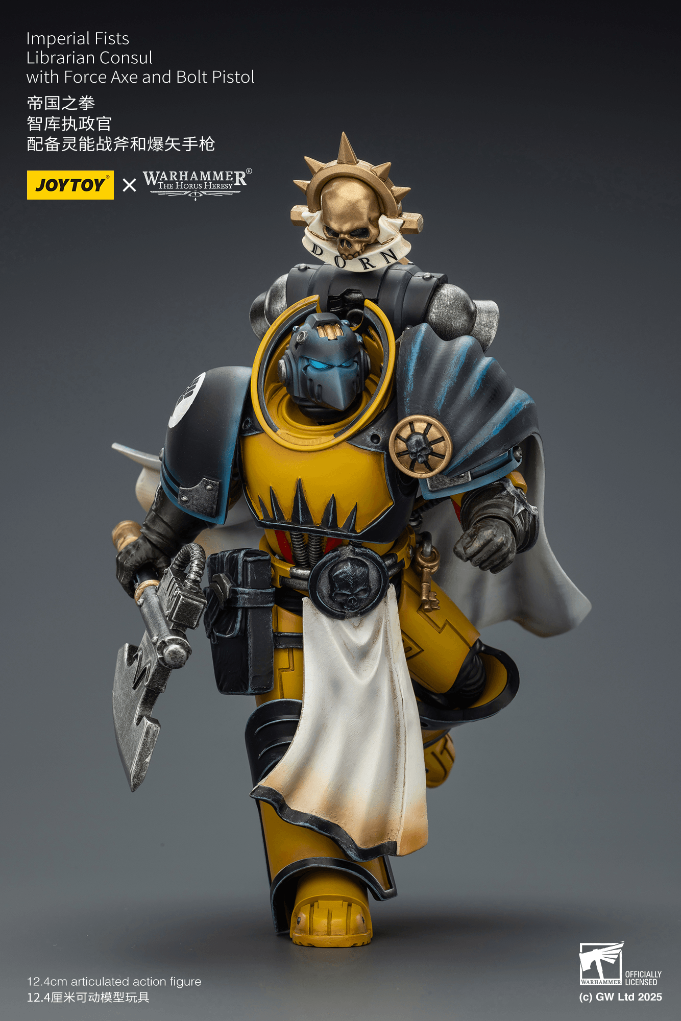 Imperial Fists Librarian Consul with Force Axe and Bolt Pistol | 6927054403301